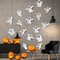 21Pcs - Cute 3D Ghost Stickers - Reusable Self-Adhesive White Ghost Wall Decals